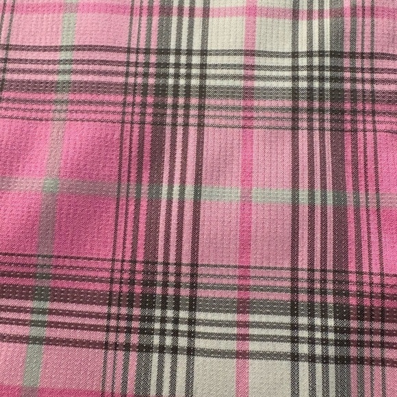 Nike Performance Tour Golf Pants. Vibrant Pink/Gray Plaid Straight Leg. Size 4 - Picture 13 of 14